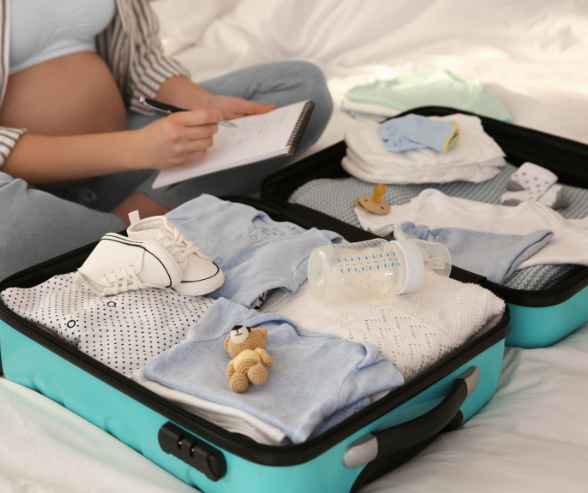 préparer valise maternité